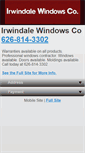 Mobile Screenshot of irwindalewindows.net