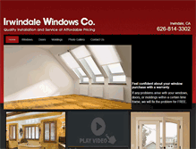 Tablet Screenshot of irwindalewindows.net